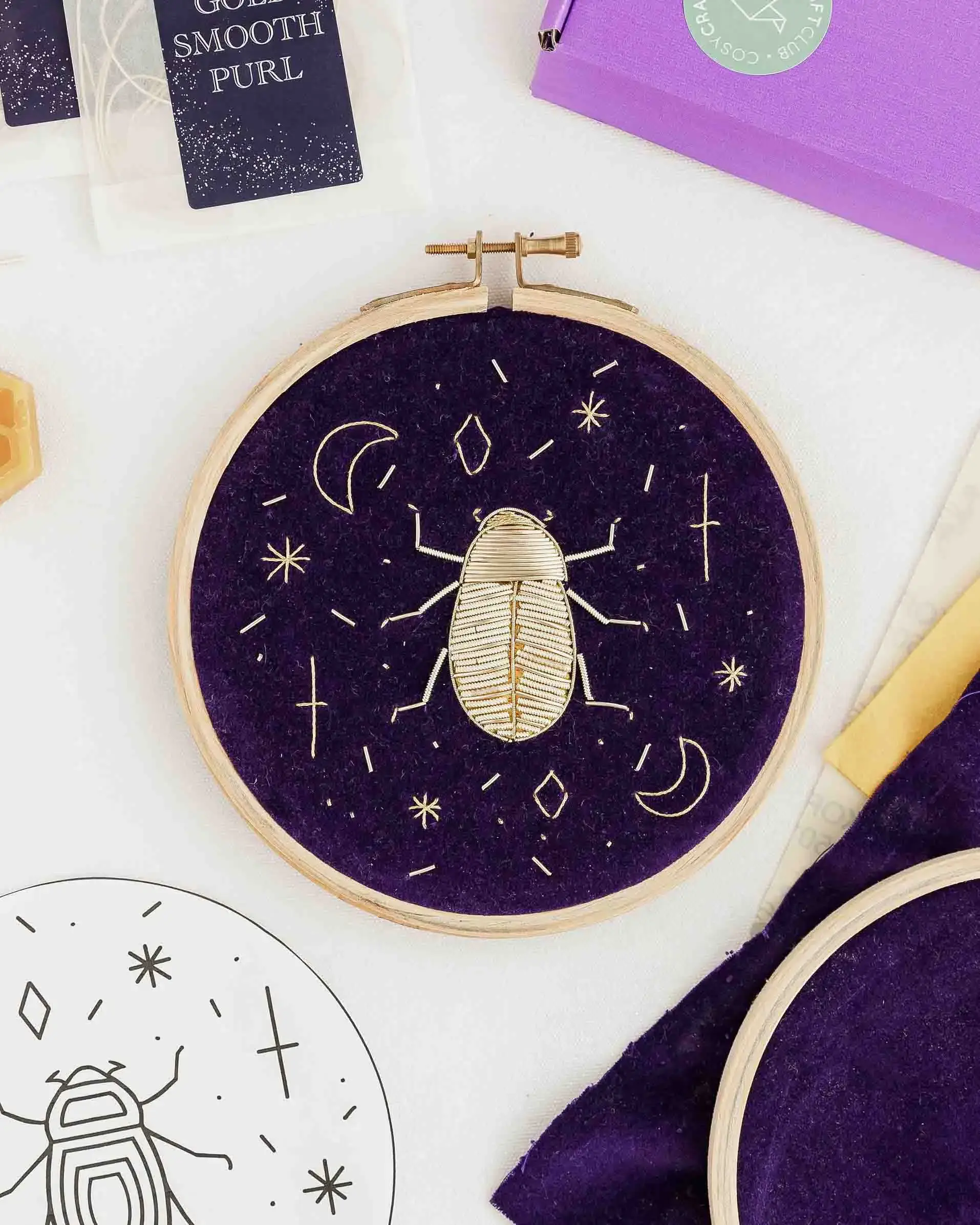 Goldwork embroidery